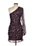 Aqua 100% Polyester Black Cocktail Dress Size S - photo 2