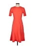 Donna Morgan Solid Orange Casual Dress Size 2 - photo 1