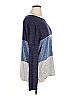Coeur De Vague Color Block Blue Pullover Sweater Size XL (estimated) - photo 4