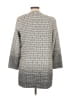 Zara Basic Chevron-herringbone Gray Coat Size L - photo 2