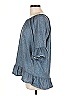 Signature Studio Blue 3/4 Sleeve Blouse Size L - photo 5