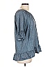 Signature Studio Blue 3/4 Sleeve Blouse Size L - photo 4