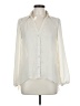 Ester 100% Polyester Ivory Long Sleeve Blouse Size L - photo 1