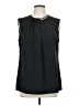 MICHAEL Michael Kors 100% Polyester Black Sleeveless Blouse Size L - photo 1