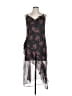 1.State 100% Polyester Floral Black Cocktail Dress Size L - photo 1