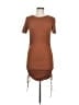 Zara Solid Brown Casual Dress Size M - photo 1