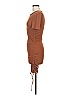 Zara Solid Brown Casual Dress Size M - photo 5