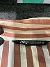 Zara Stripes Orange Long Sleeve Blouse Size XS - photo 7