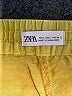 Zara Solid Yellow Shorts Size L - photo 3