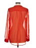 Old Navy 100% Polyester Red Long Sleeve Blouse Size M - photo 2