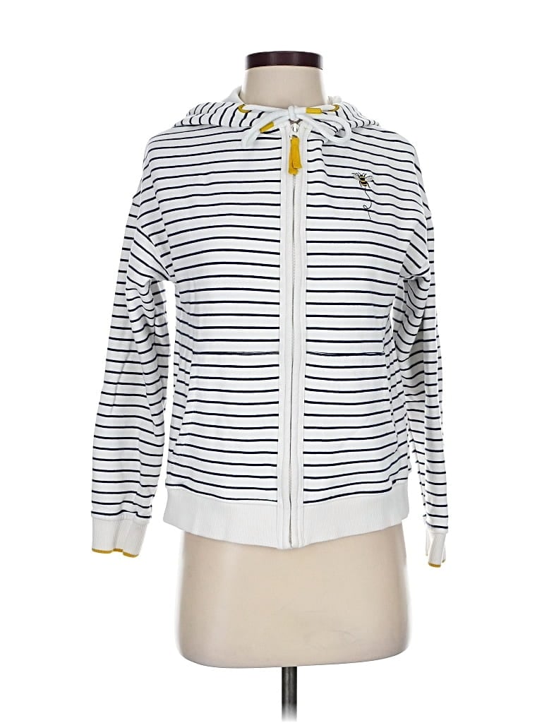 Pre-owned Joules Track Jacket In White