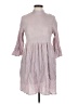 Listicle 100% Polyester Gray Casual Dress Size L - photo 1