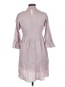 Listicle 100% Polyester Gray Casual Dress Size L - photo 2