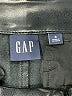 Gap 100% Polyester Metallic Black Faux Leather Pants Size 6 - photo 7