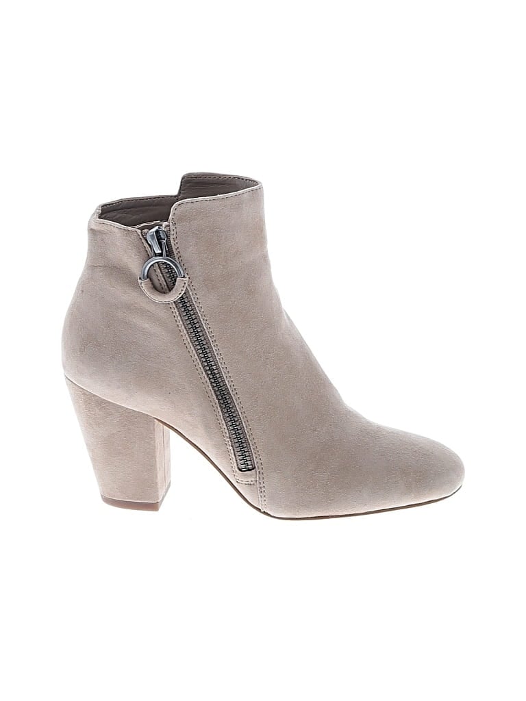 Pre-owned 1.state Ankle Boots In Brown