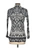 Hale Bob 100% Polyester Silver Long Sleeve Blouse Size XS - photo 2