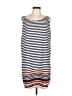 Eliane Rose 100% Polyester Stripes White Casual Dress Size 10 - photo 1
