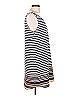 Eliane Rose 100% Polyester Stripes White Casual Dress Size 10 - photo 4