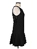Addison Solid Black Casual Dress Size M - photo 4