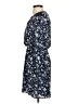 Express 100% Polyester Print Blue Casual Dress Size XS - photo 5