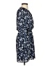 Express 100% Polyester Print Blue Casual Dress Size XS - photo 4