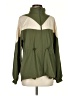 Sincerely Jules Color Block Green Windbreaker Size S - photo 1