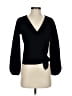 TeXTURE & THREAD Madewell Black 3/4 Sleeve Top Size XS - photo 1