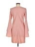 Aqua Solid Pink Casual Dress Size M - photo 2