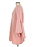 Aqua Solid Pink Casual Dress Size M - photo 5