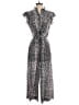 Rebecca Taylor Paisley Gray Jumpsuit Size 2 - photo 1