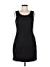 Theory Solid Black Casual Dress Size 6 - photo 1