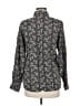 Outback Red 100% Rayon Print Black Long Sleeve Button-Down Shirt Size M - photo 2