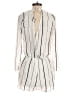 Honey Punch 100% Polyester Stripes Ivory White Romper Size M - photo 2