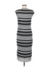 Max Studio Stripes Gray Casual Dress Size M - photo 2