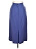 Ellen Tracy Solid Blue Formal Skirt Size 11 - 12 - photo 2