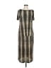 Connected Apparel Animal Print Brown Casual Dress Size M (estimated) - photo 1