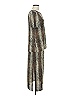 Connected Apparel Animal Print Brown Casual Dress Size M (estimated) - photo 4