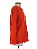 Nordstrom Solid Orange Wool Pullover Sweater Size S - photo 4