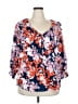 East Adeline Orange 3/4 Sleeve Blouse Size 2X - photo 1