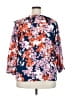 East Adeline Orange 3/4 Sleeve Blouse Size 2X - photo 2