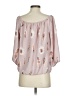 Veronica M. 100% Polyester Pink 3/4 Sleeve Blouse Size XS - photo 2