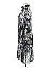 Worth New York 100% Polyester Print Silver Casual Dress Size 6 - photo 5