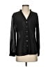 ABS Allen Schwartz 100% Polyester Black Long Sleeve Blouse Size S - photo 1