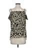 CAbi 100% Polyester Green Short Sleeve Blouse Size S - photo 1