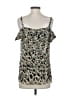 CAbi 100% Polyester Green Short Sleeve Blouse Size S - photo 2