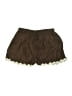 Midnight Chevron-herringbone Brown Shorts Size XS - photo 1