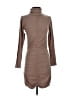 Bobi Solid Brown Casual Dress Size S - photo 1