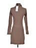 Bobi Solid Brown Casual Dress Size S - photo 2