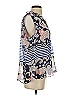 CAbi 100% Polyester Blue Sleeveless Blouse Size S - photo 4