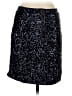 Boston Proper 100% Nylon Stars Black Casual Skirt Size 2 - photo 2
